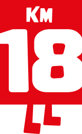 18 km